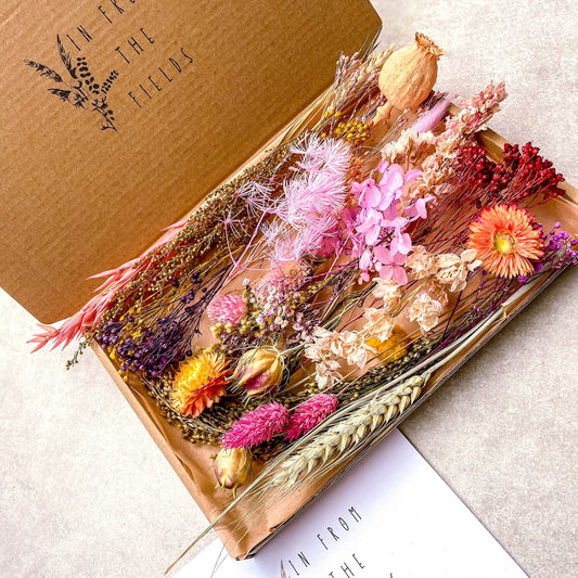 Dried Flower Craft Box