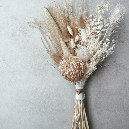 'Ivory Essence' Dried Flower Bouquet